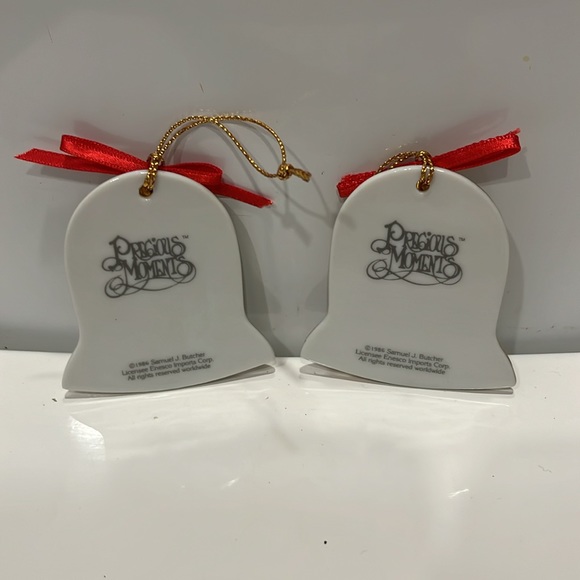 Precious Moments Ornament Set - 2 From 1986 - Picture 4 of 7